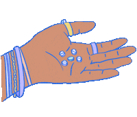 Health Care Hand Sticker by Bedsider