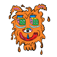 eye dice Sticker by hollysimple
