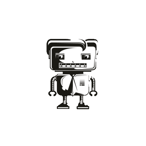 Machart robots bots roboter machart Sticker