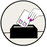 Voting 2020 Election Sticker by ELLE Magazine