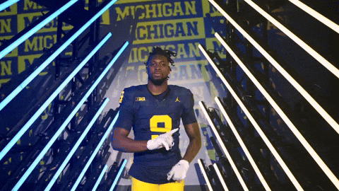Go Blue Michigan Football GIF by Michigan Athletics