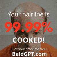 Hair Receding GIF by BaldGPT