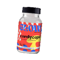 GLOWSuperfoods glow capsules cordyceps adaptogenos Sticker