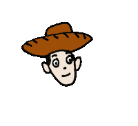 teganiversen cowboy western toy story woody Sticker