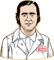 Robot Eye Sticker by stickerrobot