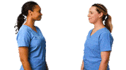 Nurse Fist Bump Sticker by Rasmussen University