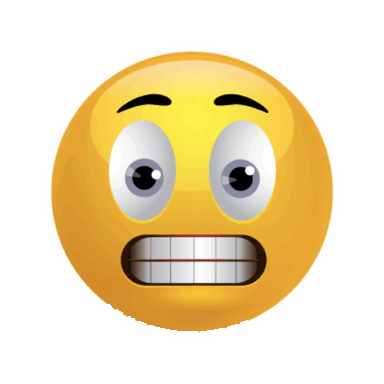 scared Sticker