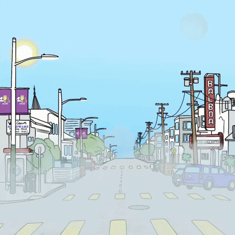 mackelangelo city sunrise san francisco sf GIF