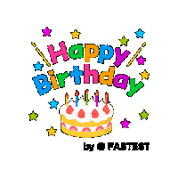 Happy Birthday Sticker by Pandokabushikigaisha