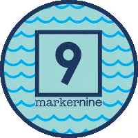 markernine tshirt shoplocal shopsmall supportlocal Sticker