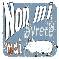 Pig Running Sticker