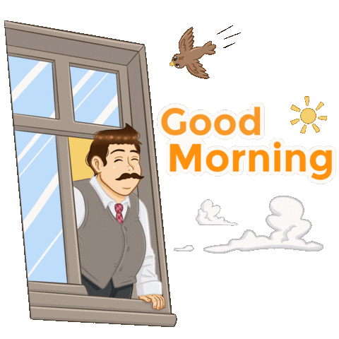 Good Morning Boss Sticker by Multipolar Technology