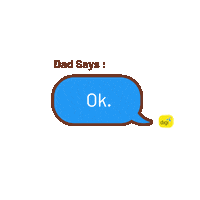Fathers Day Ok Sticker by Digi