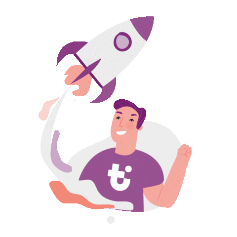 Rocket Startup Sticker by Ti.Saúde