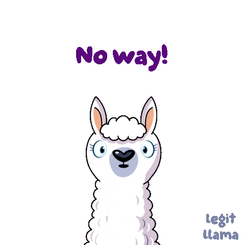 No Way Sheep Sticker by VeeFriends