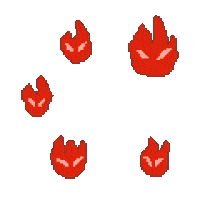 Angry Pixel Sticker