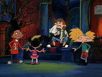 hey arnold nicksplat GIF