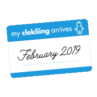 expecting due date Sticker by Clek