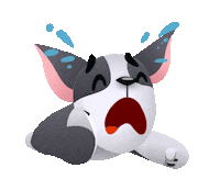 dog love Sticker by Chummy Chum Chums