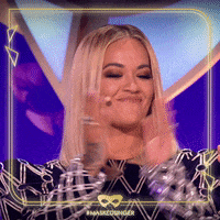 MaskedSingerUK mask ITV rita ora the masked singer GIF