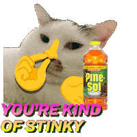 Stinky Sticker by Pine-Sol
