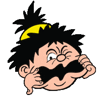 Dennis Gnasher Sticker by Beano Studios