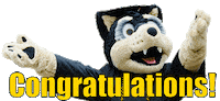Mascot Congratulations Sticker by Michigan Tech