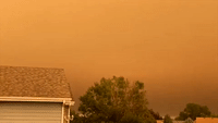 Sky Turns Orange in Greeley as Colorado's Cameron Peak Fire Grows
