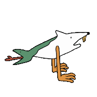linyachu monster exercise snake mouse Sticker