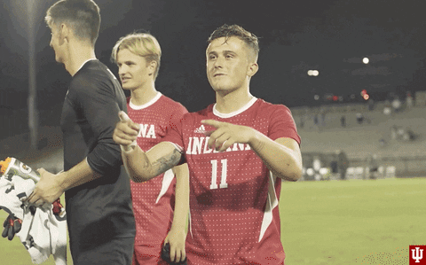 Soccer Conducting GIF by Indiana Hoosiers