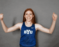 Celebration Flex GIF by BYU Cougars