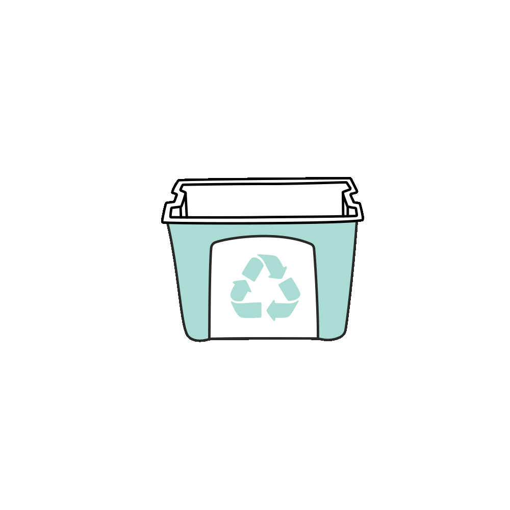 Recycle Bin Sticker by Design B&B
