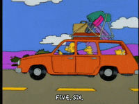 driving homer simpson GIF