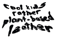 prevshop vegan prev prevshop plant based leather Sticker