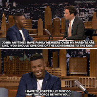 star wars force GIF by The Tonight Show Starring Jimmy Fallon