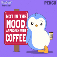 Tired Good Morning GIF by Pudgy Penguins