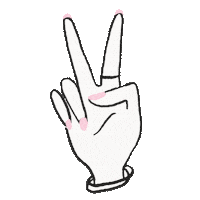 Peace Out Sticker by Crate Paper