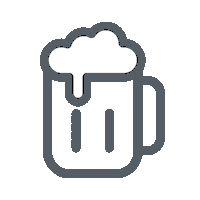 schlouk-map drink beer cheers drinking Sticker
