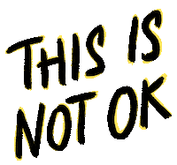 This Is Not Ok Asian American Sticker by adobetrisha
