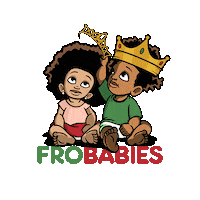 Queen King Sticker by frobabies