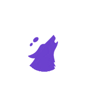 howlhq marketing moon wolf done Sticker