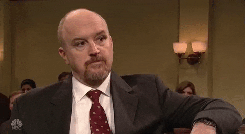louis ck smile GIF by Saturday Night Live