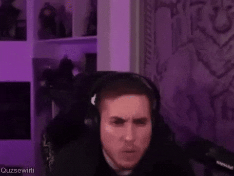 quzsewiiti confused kick zoom focus GIF