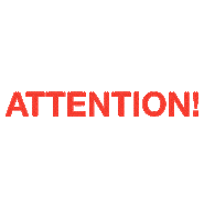 INTERPRINT attention important ip hint Sticker