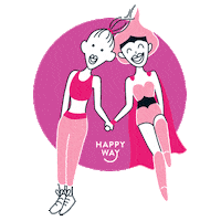 Friends Girls Sticker by Happy Way