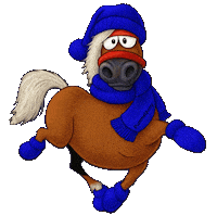 Snow Winter Sticker by Glamour by Reitsport SIBO