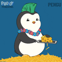 Grating Italian GIF by Pudgy Penguins