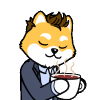 Good Morning Coffee Sticker by Dogelon Mars
