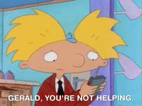 hey arnold nick splat GIF