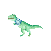 helloginger dinosaur dino rex tyrannosaurus Sticker